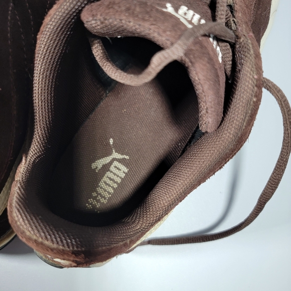 Vintage Puma Speed Cat Racing Driving Shoes Brown/White Suede Mens Size 6 EU 38 - Picture 11 of 15